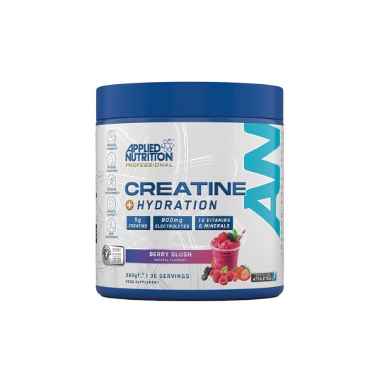 Applied Nutrition Kosttilskudd Kreatin + Hydration Berry Slush 360 g Applied Nutrition Kosttilskudd Kreatin + Hydration Berry Slush 360 g
