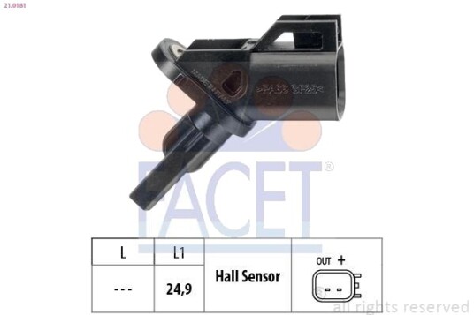 Sensor ABS FACET 21.0181