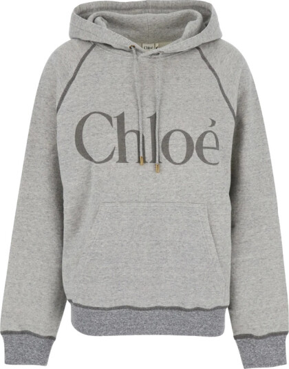 Chloé Dame Gensere & Hettegensere Grå L, Chloé Dame Gensere & Hettegensere Grå L,