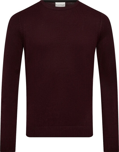 Bruun & Stengade Bs Jupiter Regular Fit Knitwear Burgundy XXL