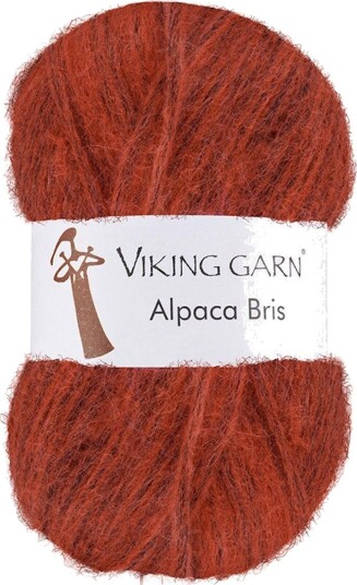 Viking Garn Alpaca-Bris Brent Oransje 353, 50g