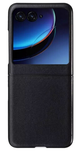INCOVER Motorola Razr 40 Ultra Kunstskinn Deksel - Svart
