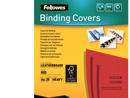 Fellowes 5373702 A4 Papir Rød 212 Mm 296 Mm 1 Mm