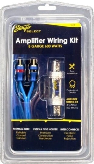 Stinger Kabelkit 2 Kanals 10Mm2 600W