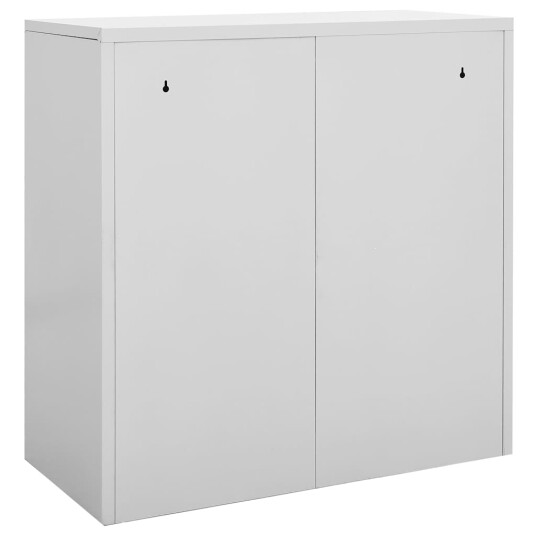 vidaXL Oppbevaringsskap 5 stk lysegrå 90x45x92,5 cm stål vidaXL Oppbevaringsskap 5 stk lysegrå 90x45x92,5 cm stål