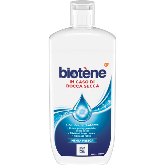 Munnvann mot tørr munn Biotene Fresh Mint 500 ml. Munnvann mot tørr munn Biotene Fresh Mint 500 ml.