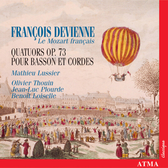 F. Devienne Beno T Loiselle Benoit Loiselle JeanLuc Plourde Mathieu Lussier Mcconnell Gagliano Olivier Thouin François Devienne Quartets For Bassoon & Strings Op 73 CD