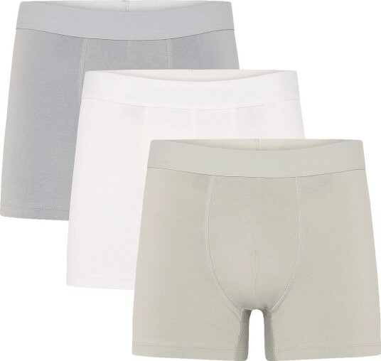 Weekday 3 Pack Boxer Briefs White S Weekday 3 Pack Boxer Briefs White S