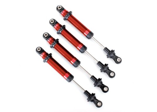 Traxxas 8160R Shocks GTS Red 4 Use with Lift Kit #8140R Traxxas 8160R Shocks GTS Red 4 Use with Lift Kit #8140R