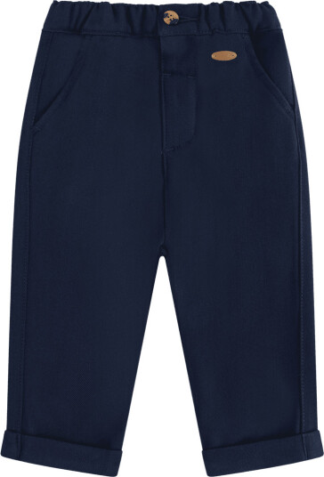 Hust and Claire Timon Chinosbukse Navy  Gutt (68 / 6 mnd)
