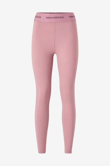 New Balance - Treningstights Sleek 25 Inch High Rise Legging - Rosa New Balance - Treningstights Sleek 25 Inch High Rise Legging - Rosa