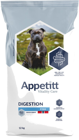 Appetitt Vitality Care Hundefôr med Fisk M/L 12 kg