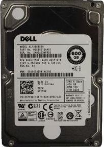 Dell Harddisk 600GB SAS 10K 2.5" 20TPJ