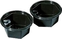 Dressingbæger Catersource 50Ml Ø68xh31mm Apet Sort,96 Stk/Pk