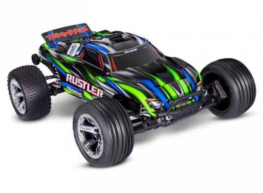 Traxxas 37354-4 Rustler 2WD 1/10 RTR TQ BL-2s HD Green Traxxas 37354-4 Rustler 2WD 1/10 RTR TQ BL-2s HD Green