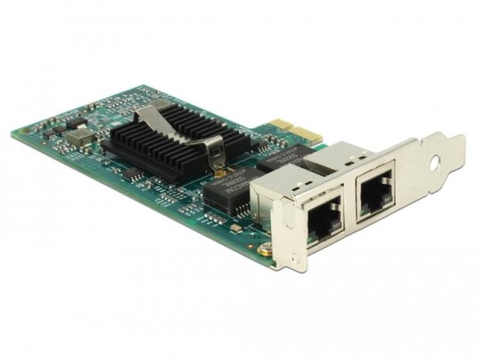 Delock PCI Express Card > 2 x Gigabit LAN - nettverksadapter - PCIe 2.0 - Gigabit Ethernet x 2
