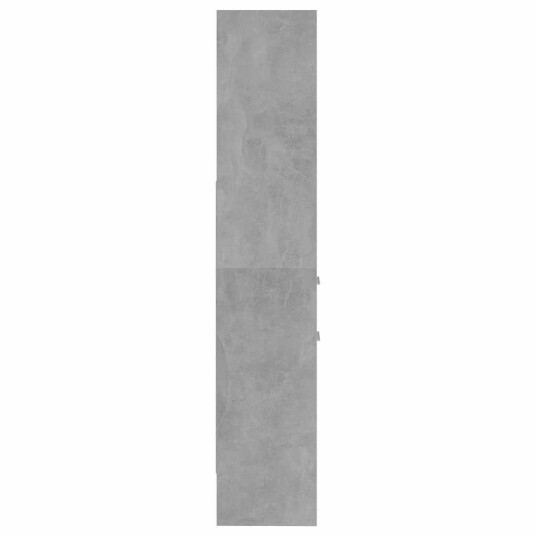 vidaXL Bokhylle betonggr? 40x35x180 cm sponplate vidaXL Bokhylle betonggr? 40x35x180 cm sponplate