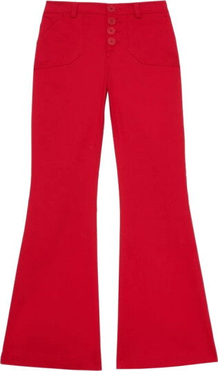 Ines de la Fressange Paris Dame Bukser Rød L, Ines de la Fressange Paris Dame Bukser Rød L,