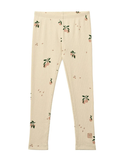 Liewood Marien Printed Rib Leggings Cream 98/104 Liewood Marien Printed Rib Leggings Cream 98/104