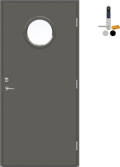Ytterdør Swedoor Advance-Line Nordic Molde med Yale Doorman Classic Home Ytterdør Swedoor Advance-Line Nordic Molde med Yale Doorman Classic Home
