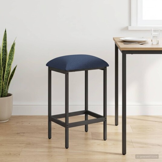 vidaXL Barstol Blå 40 x 32 x 64 cm Konstruert tre