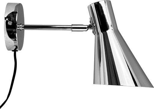 Dyberg Larsen DL12 Vegglampe Krom Dyberg Larsen DL12 Vegglampe Krom