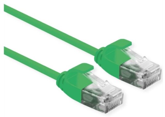 Roline 21.15.3937 5 M Cat6a U/Utp Utp Rj-45 Rj-45 Grønn