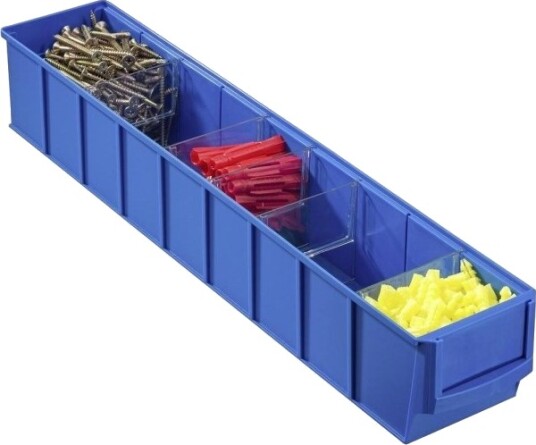 Allit 456560 Oppbevaringsbokser Nye L X B X H 500 X 91 X 81 Mm Blå 1 Stk