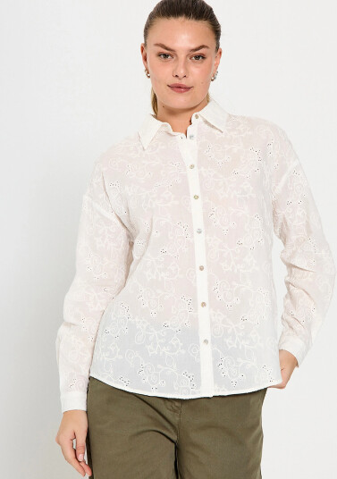 FREE/QUENT Fquniqua Shirt White S FREE/QUENT Fquniqua Shirt White S