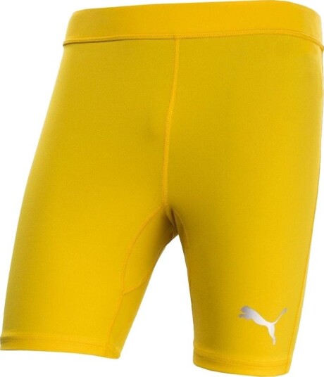Puma LIGA Baselayer Short Tight, kompresjonsshorts senior XS Cyber Yellow
