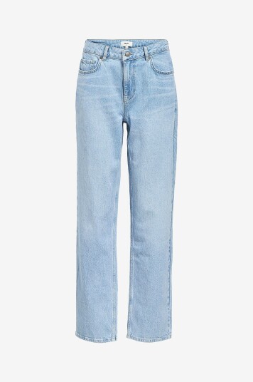 Object - Jeans objSava Ellen MW Straight Jeans - Blå