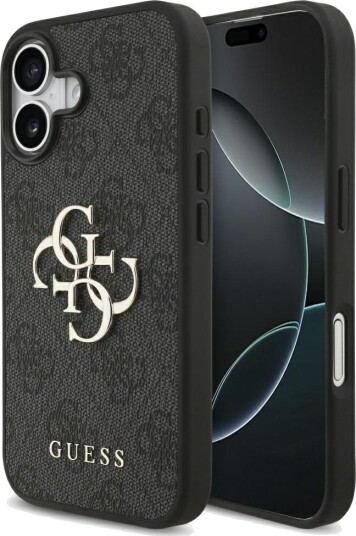 Guess 4G Big Logo Mobildeksel til iPhone 17 - Svart Guess 4G Big Logo Mobildeksel til iPhone 17 - Svart