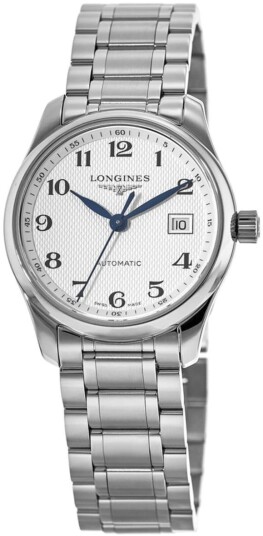 Longines Dameklokke L2.257.4.78.6 Master Sølvfarget/Stål Ø29 mm