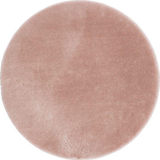 Cozy Ryeteppe 160 cm Rund - Rosa