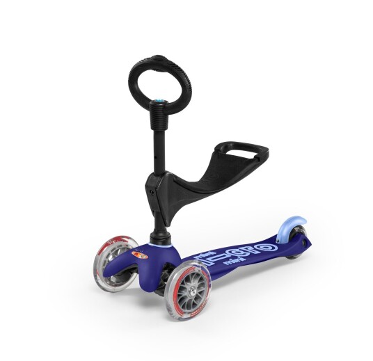 Micro Mini 3-in-1 Deluxe Scooter Blue MMD014 Micro Mini 3-in-1 Deluxe Scooter Blue MMD014