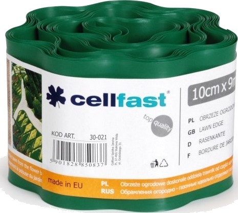 Cellfast Gresskant Mørkegrønn, 10 Cm X 9 M, 30-021 Cellfast Gresskant Mørkegrønn, 10 Cm X 9 M, 30-021