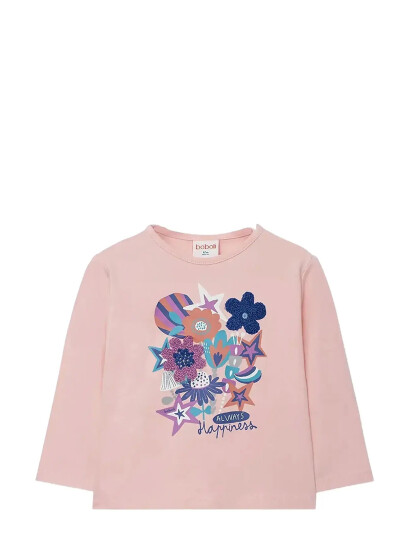 Boboli Knit T-Shirt Pink 128