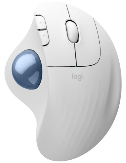 Logitech Ergo M575S trådløs ergonomisk trackball-mus 12000 DPI Hvit