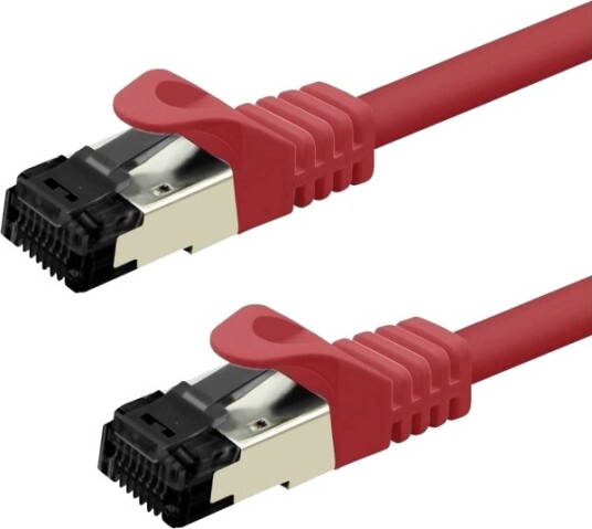 Value 21.99.1813 Kat.8.1 Cat 8 S/Ftp Lsoh Rød