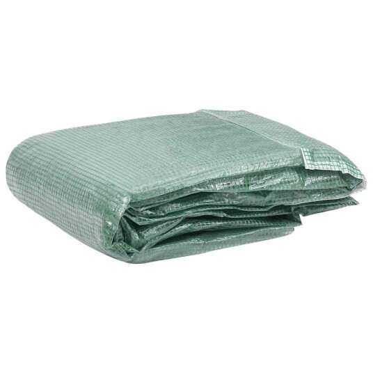 vidaXL Erstattningstrekk til drivhus (8 m²) 400x200x200 cm grønn