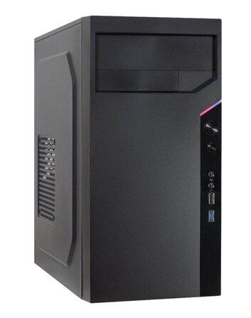 Inter-Tech IT-6505 Reto Mikro ATX Kabinett Svart
