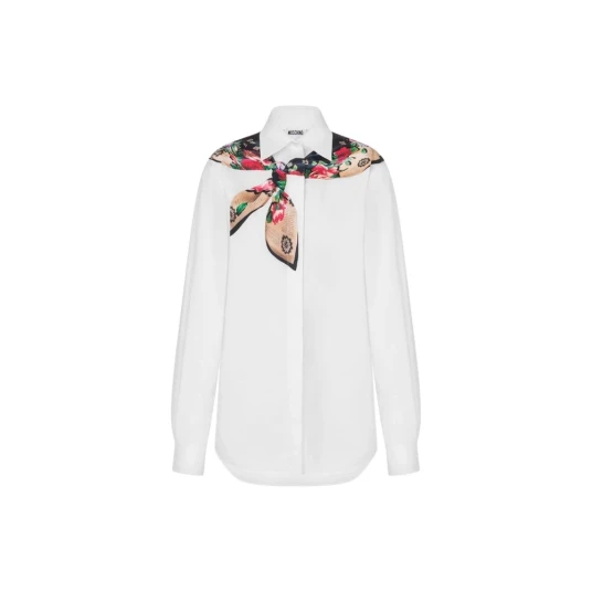 Moschino Dame Bluser & Skjorter Hvit S, Moschino Dame Bluser & Skjorter Hvit S,