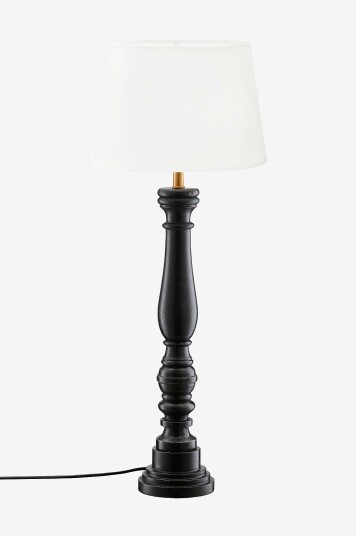 PR Home   Bordlampe Doris med oval skjerm 64 cm Svart