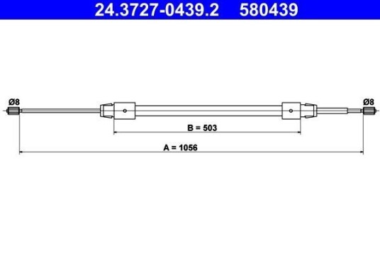 Bremsewire ATE 24.3727 0439.2