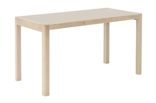 Muuto Verkstedskrivebord Varm Grå Linoleum/eik