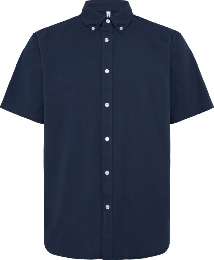 Enkel Studio Oxford Ss Shirt Esemil Navy XL
