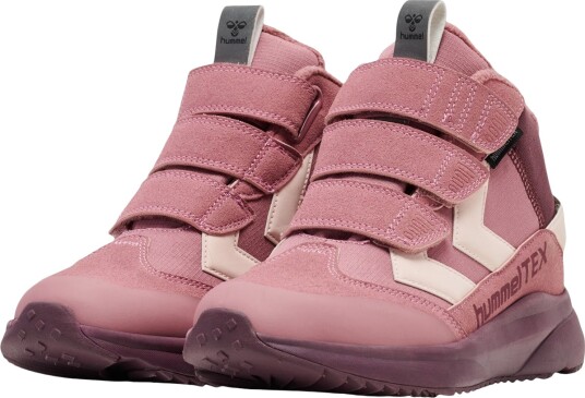 hummel Reach Zero Tex Borrelås Støvler Barn Lyserosa 40