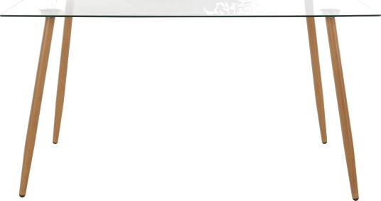 Abia Spisebord 140 cm Glass Brun
