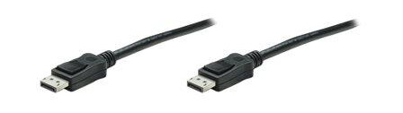 Manhattan DisplayPort kabel 1 m 4K Hankjønn