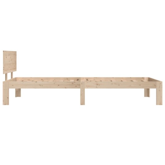 vidaXL Sengeramme heltre furu 90x200 cm